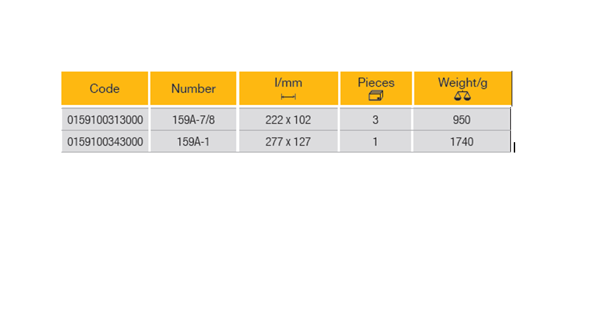 ELORA 159A-7/8-1 Hexagon Key for Inside Hexagon Screws - Premium Hexagon Key from ELORA - Shop now at Yew Aik.