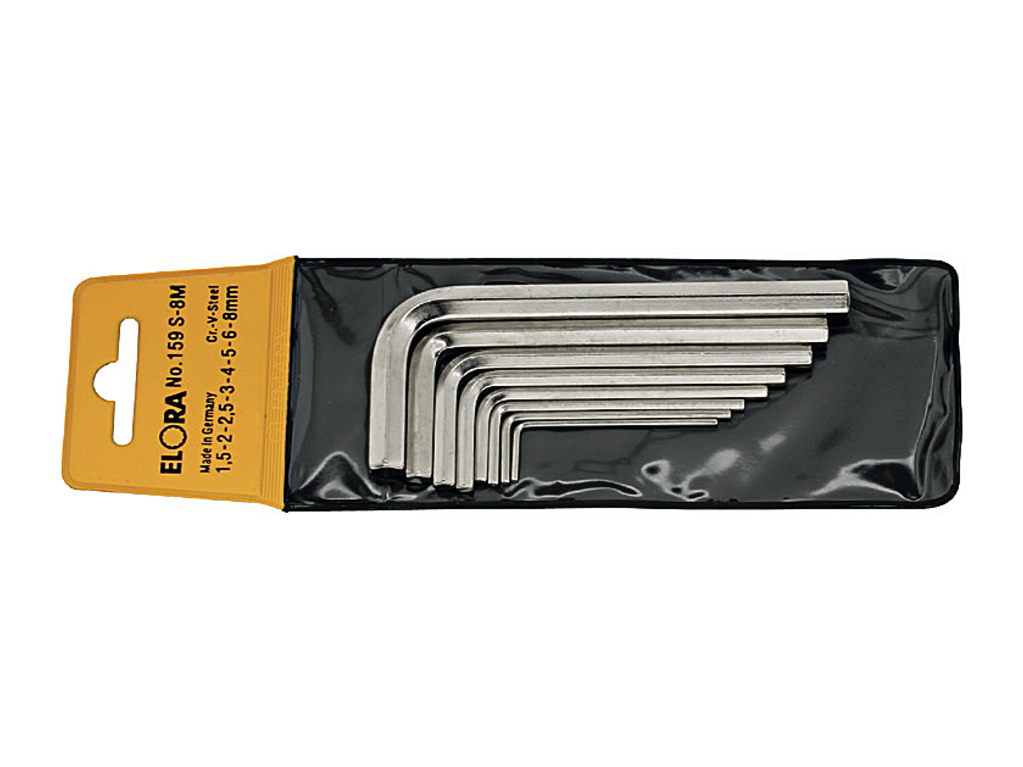 ELORA 159S-14M Hexagon Key Set Metric (ELORA Tools) - Premium Hexagon Key Set from ELORA - Shop now at Yew Aik.