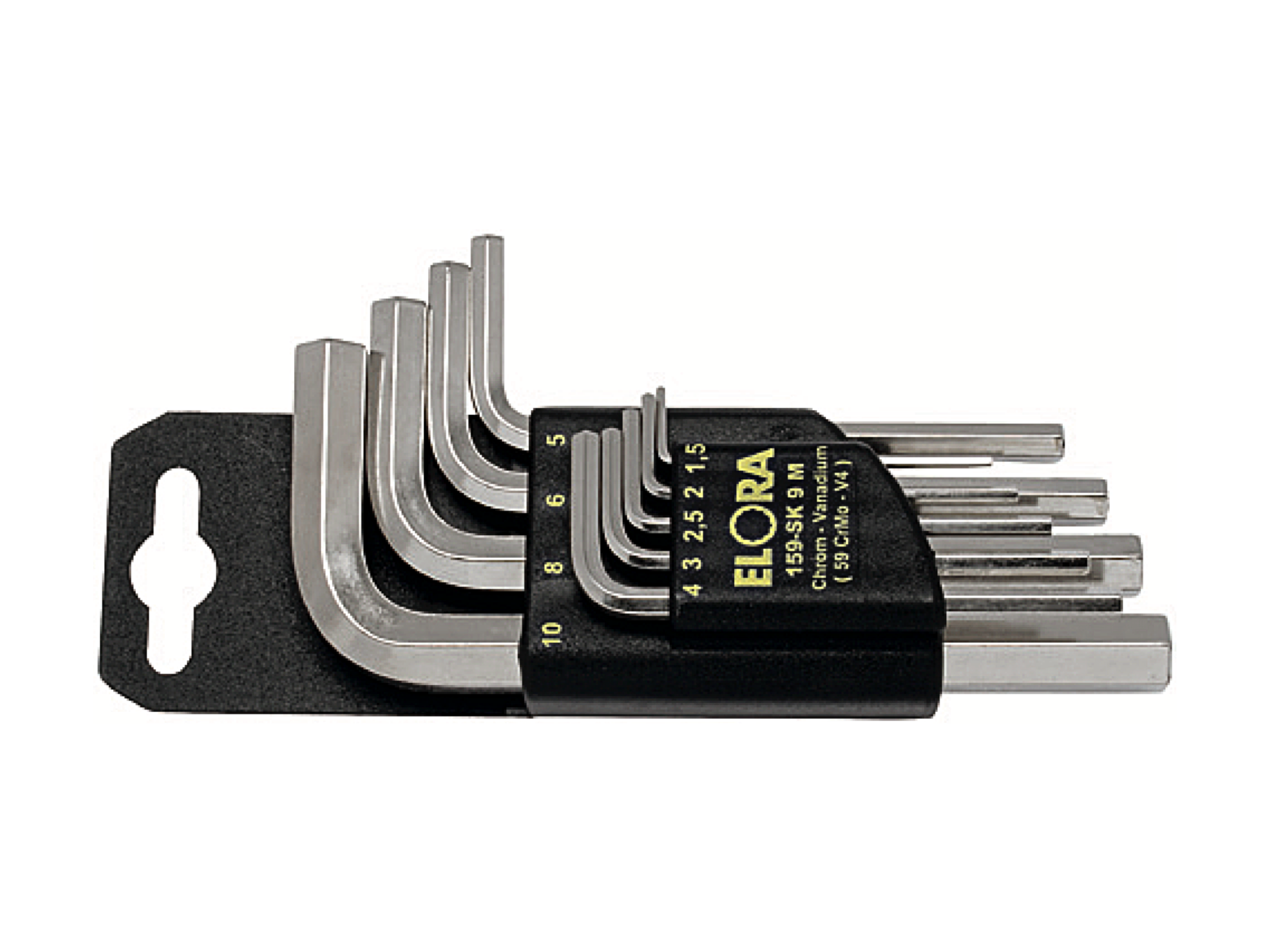 ELORA 159SK-9M Hexagon Key Set (ELORA Tools) - Premium Hexagon Key Set from ELORA - Shop now at Yew Aik.