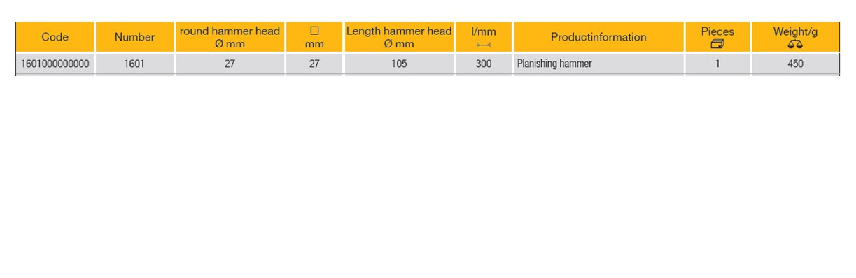 ELORA 1601 Bodywork Pein & Finishing Hammer 27mm (ELORA Tools) - Premium Bodywork Pein & Finishing Hammer from ELORA - Shop now at Yew Aik.