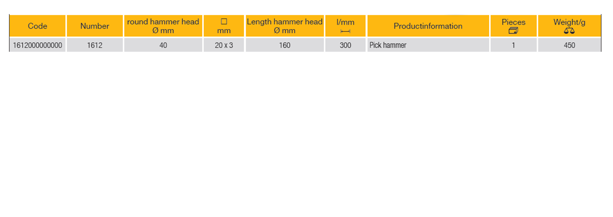 ELORA 1612 Bodywork Bumping Hammer 160mm (ELORA Tools) - Premium Bumping Hammer from ELORA - Shop now at Yew Aik.
