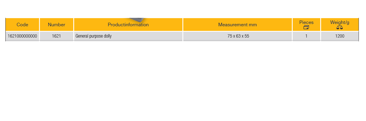 ELORA 1621 Bodywork General Purpose Dolly For Hand Anvil - Premium Bodywork General Purpose Dolly from ELORA - Shop now at Yew Aik.