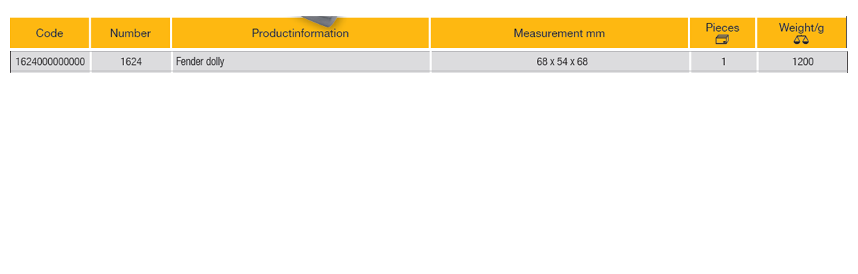 ELORA 1624 Bodywork Fender Dolly For Hand Anvil - Premium Bodywork Fender Dolly from ELORA - Shop now at Yew Aik.