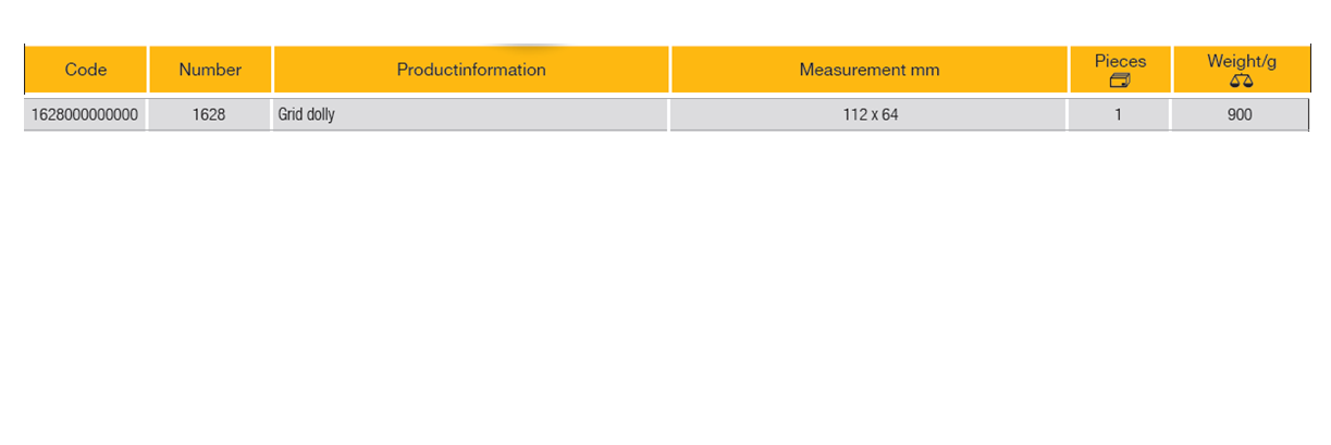 ELORA 1628 Bodywork Grid Dolly For Wedge Dolly (ELORA Tools) - Premium Bodywork Grid Dolly from ELORA - Shop now at Yew Aik.