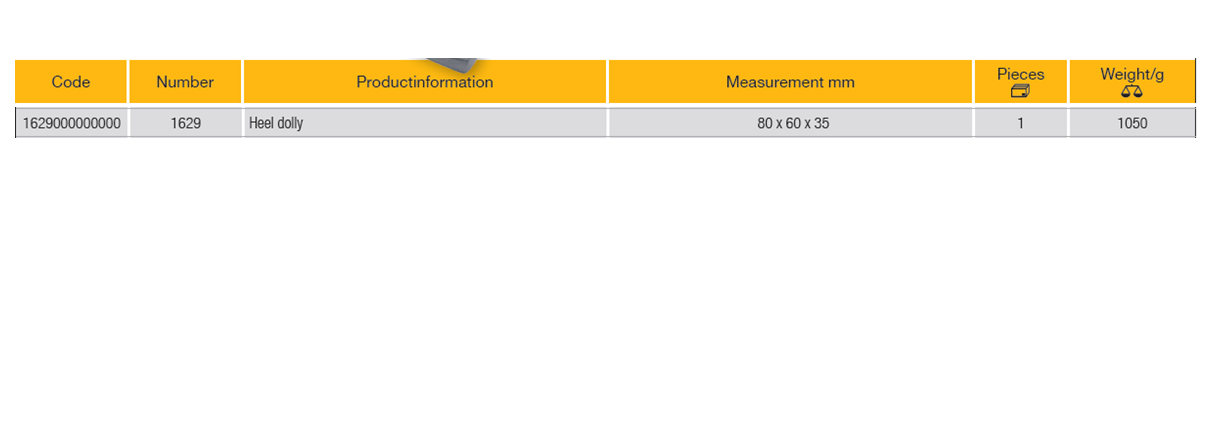 ELORA 1629 Bodywork Heel Dolly For Hand Anvil - Premium Bodywork Heel Dolly from ELORA - Shop now at Yew Aik.