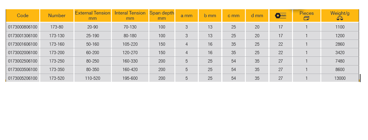ELORA 173 Standard 2-Arm Puller (ELORA Tools) - Premium 2-Arm Puller from ELORA - Shop now at Yew Aik.