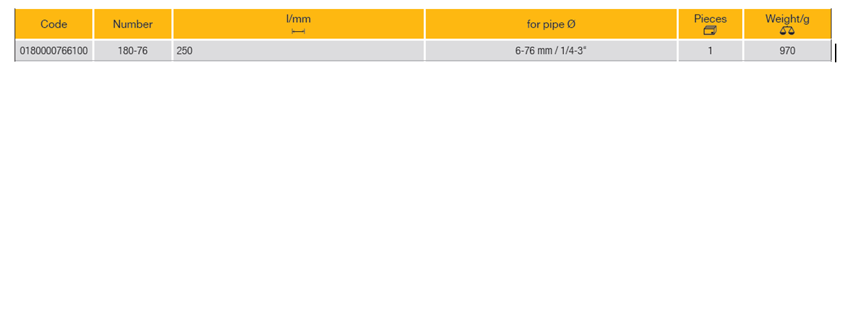 ELORA 180-76 Pipe Cutter 6-76 mm Made Of Die Cast Aluminium - Premium Pipe Cutter from ELORA - Shop now at Yew Aik.