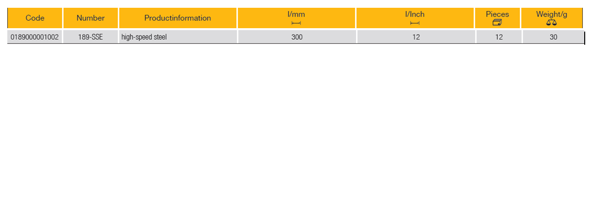 ELORA 189-SSE Single Cutting Edge Hacksaw Blade High-Speed - Premium Single Cutting Edge Hacksaw Blade from ELORA - Shop now at Yew Aik.