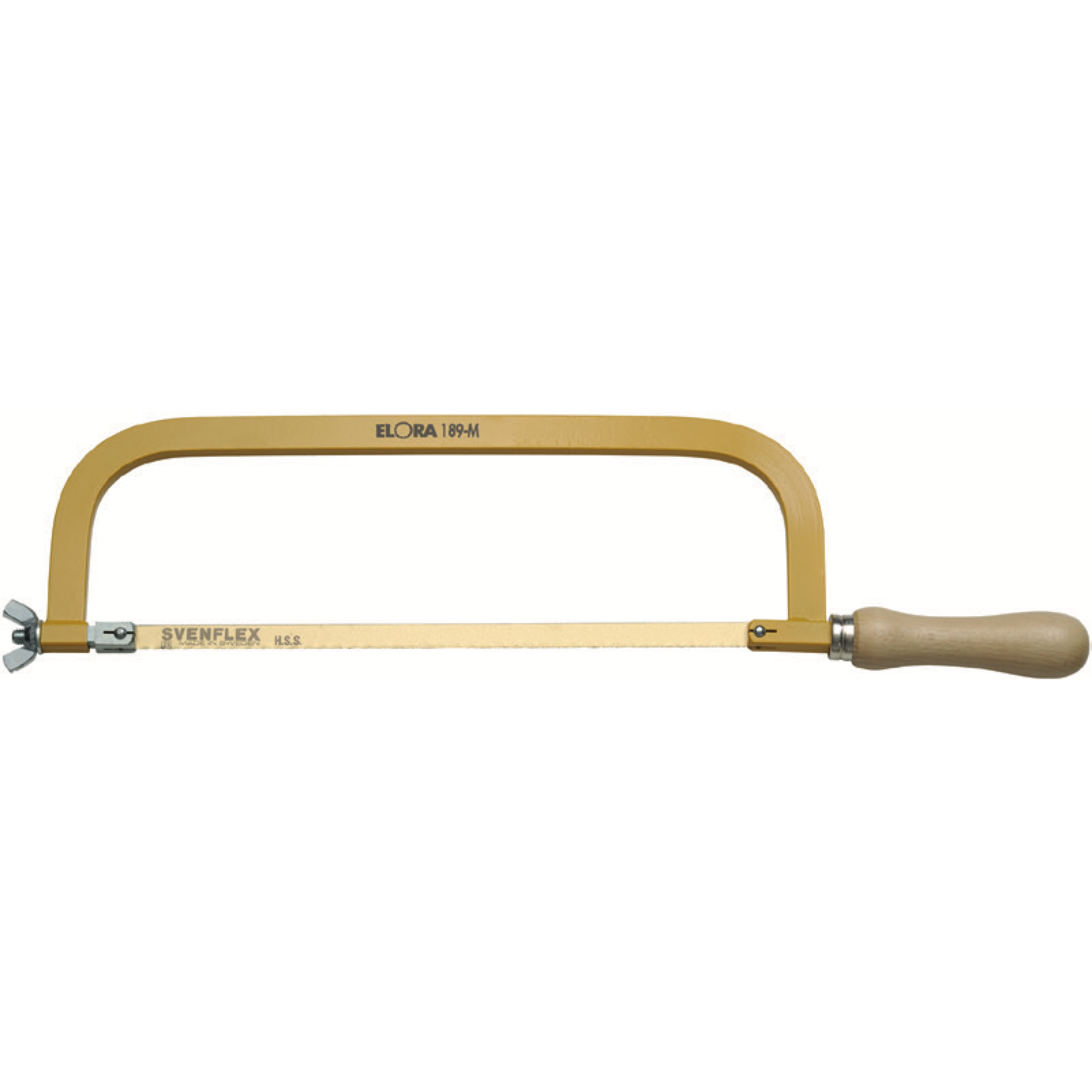 ELORA 189M Wooden Handle Hacksaw Frame (ELORA Tools) - Premium Wooden Handle Hacksaw Frame from ELORA - Shop now at Yew Aik.