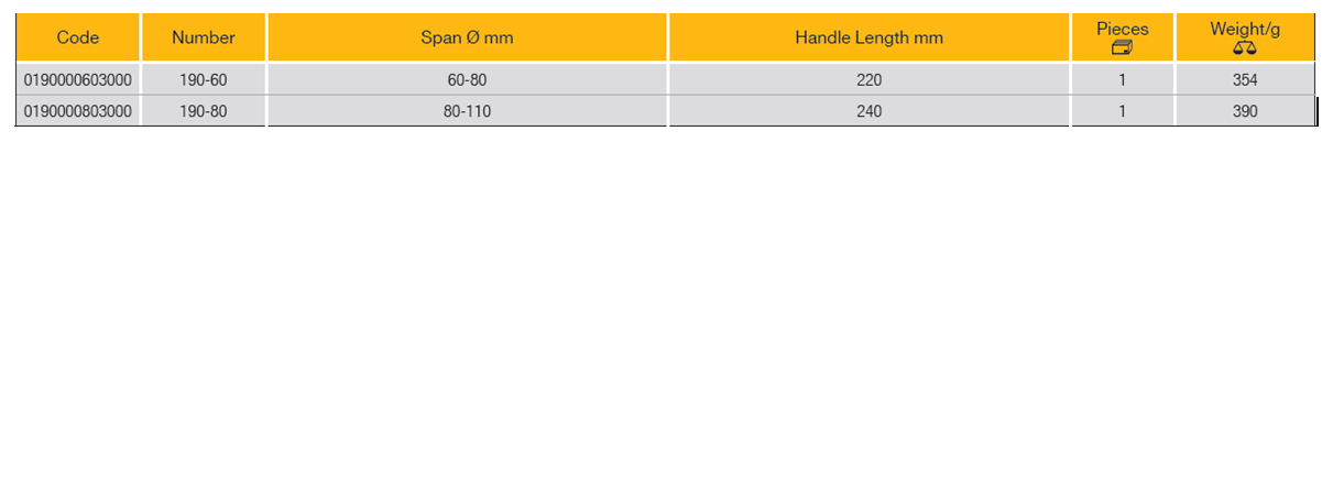 ELORA 190-60/80 Filter Wrench (ELORA Tools) - Premium Filter Wrench from ELORA - Shop now at Yew Aik.