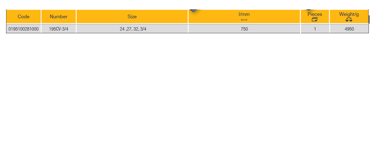 ELORA 195CV-3/4 Four Way Wheel Nut Wrench Metric - Premium Nut Wrench from ELORA - Shop now at Yew Aik.