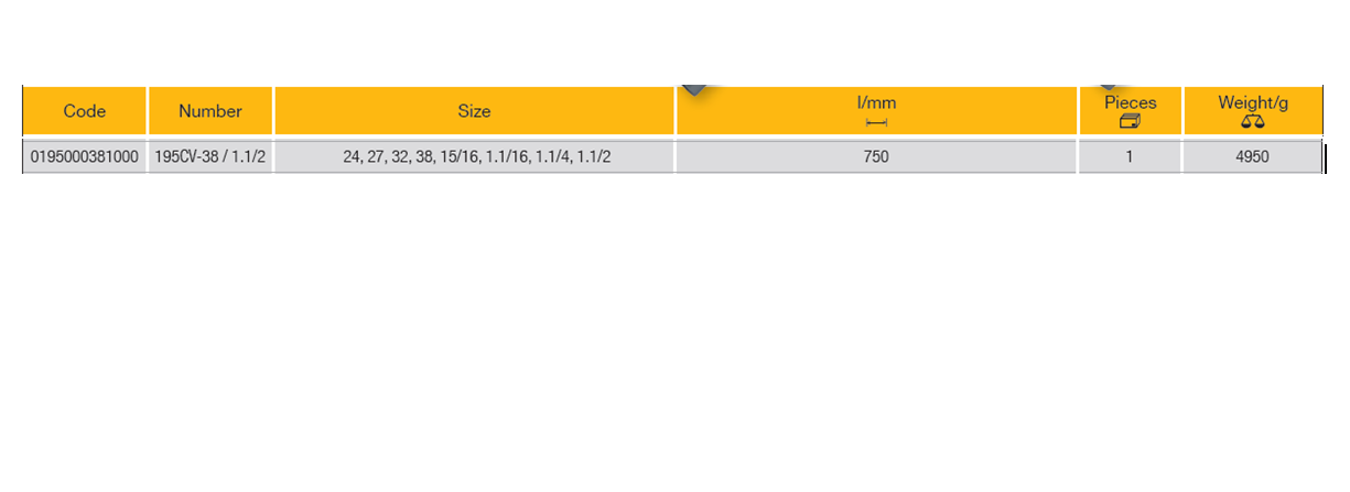 ELORA 195CV-38 / 1.1/2 Four Way Wheel Nut Wrench Inches - Premium Nut Wrench from ELORA - Shop now at Yew Aik.