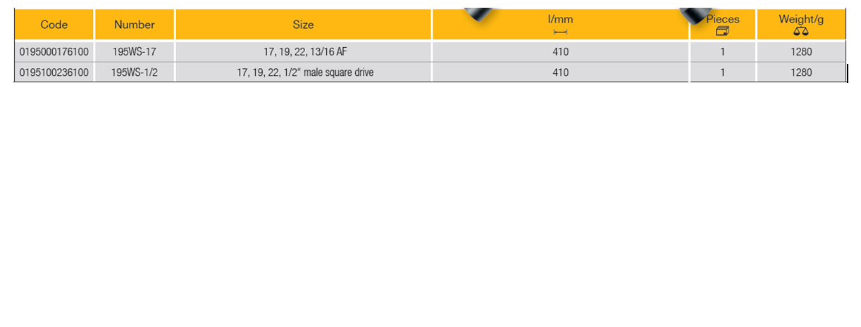 ELORA 195WS Four Way Wheel Nut Wrench (ELORA Tools) - Premium Nut Wrench from ELORA - Shop now at Yew Aik.