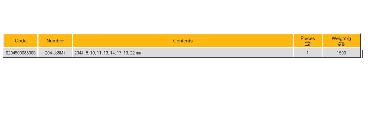 ELORA 204-JS8MT Combination Spanner Ring Ratchet (ELORA Tools) - Premium Combination Spanner from ELORA - Shop now at Yew Aik.