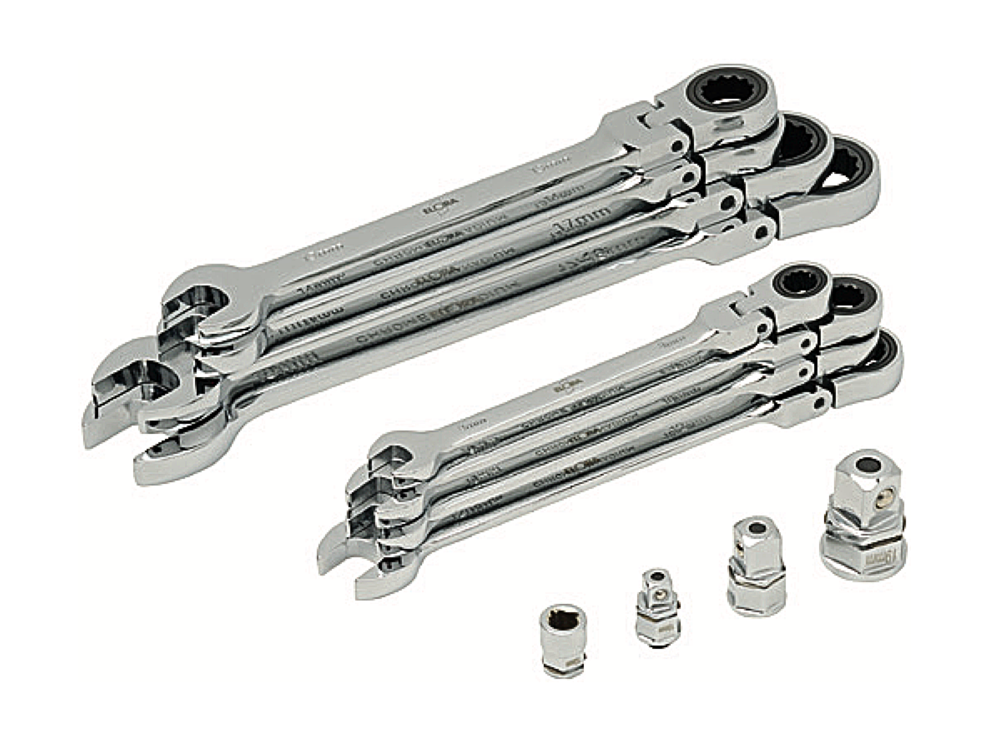 ELORA 204-RS8M Combination Spanner Ring Ratchet (ELORA Tools) - Premium Combination Spanner from ELORA - Shop now at Yew Aik.