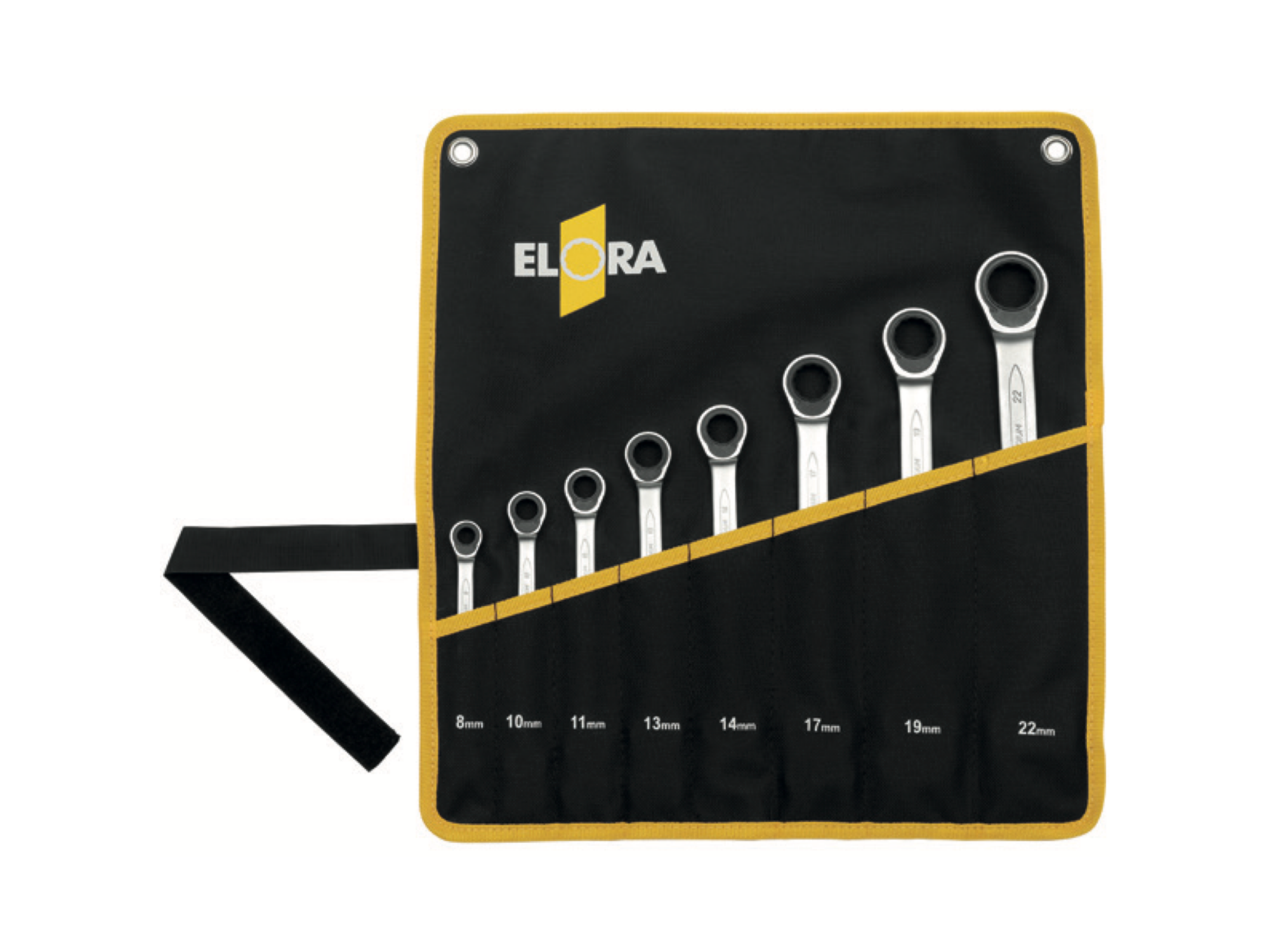 ELORA 204-S8MT Metric Combination Spanner Ratchet (Elora Tools) - Premium Combination Spanner from ELORA - Shop now at Yew Aik.
