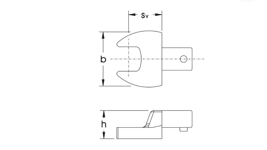 ELORA 2056 Open Ended Spanner Metric Insert Tool (ELORA Tools) - Premium Open Ended Spanner Metric from ELORA - Shop now at Yew Aik.