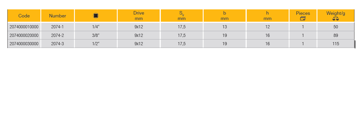 ELORA 2074 Fixed Square Insert Tool (ELORA Tools) - Premium Insert Tool from ELORA - Shop now at Yew Aik.