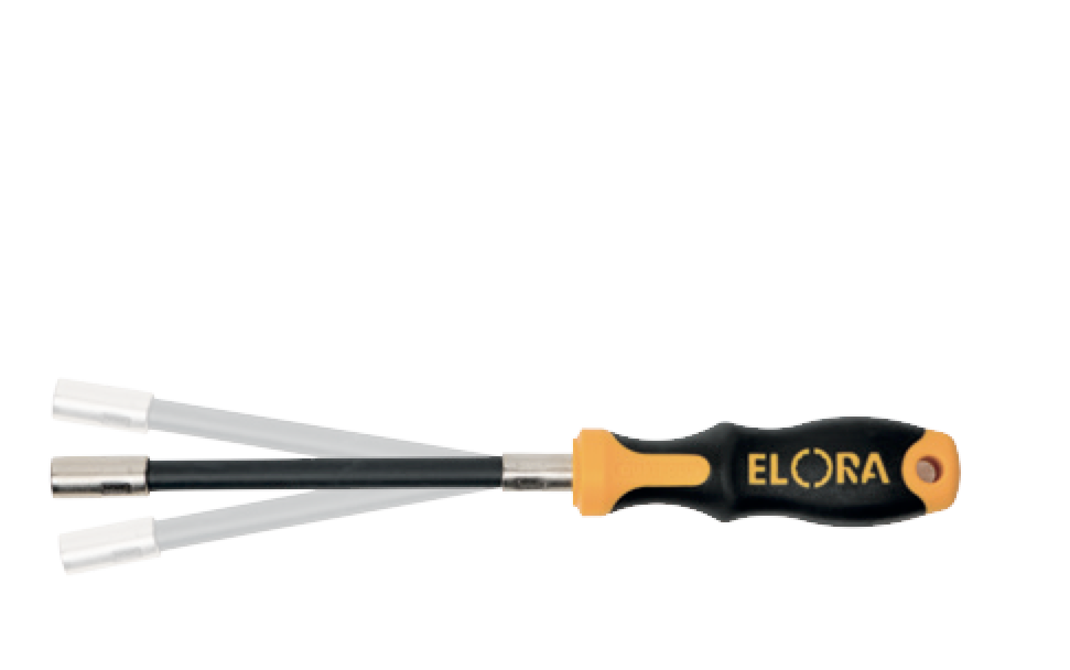 ELORA 213 Hexagon Nut Driver, Flexible (ELORA Tools) - Premium Hexagon Nut Driver from ELORA - Shop now at Yew Aik.