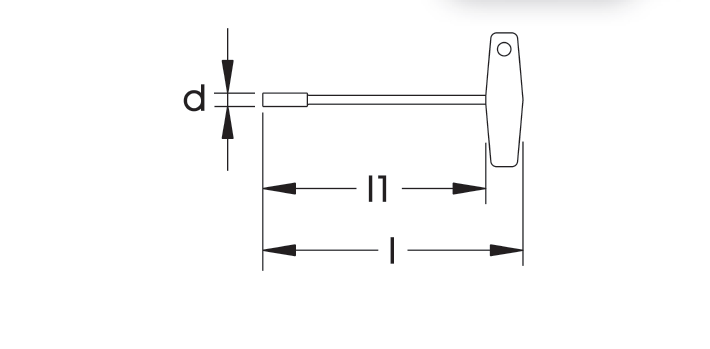 ELORA 214 Hexagon Nut Driver With T-Handle (ELORA Tools) - Premium Hexagon Nut Driver from ELORA - Shop now at Yew Aik.