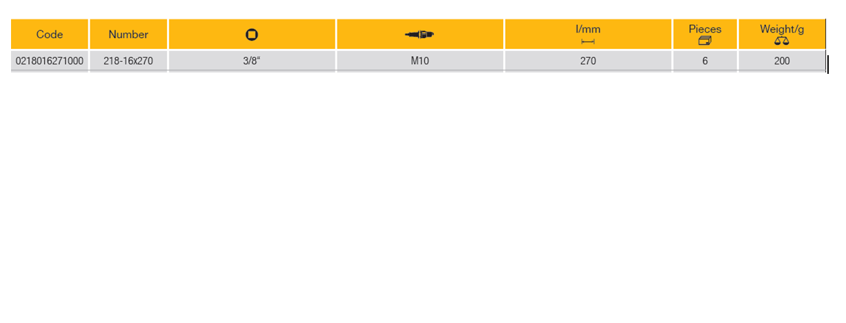 ELORA 218-16x270 Tubular Spark Plug Wrench (ELORA Tools) - Premium Plug Wrench from ELORA - Shop now at Yew Aik.
