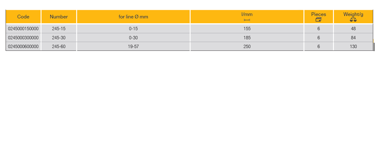 ELORA 245 Flexible Line Clamp (ELORA Tools) - Premium Flexible Line Clamp from ELORA - Shop now at Yew Aik.