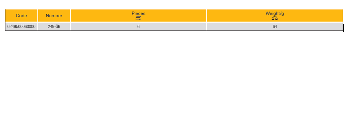 ELORA 249-S6 Contact File Set (ELORA Tools) - Premium Contact File Set from ELORA - Shop now at Yew Aik.