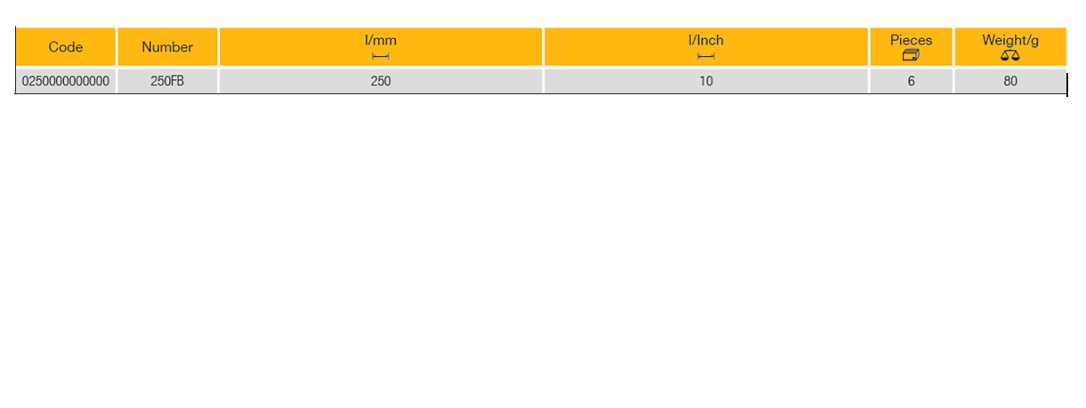 ELORA 250FB File Brush with Wooden Handle (ELORA Tools) - Premium File Brush from ELORA - Shop now at Yew Aik.