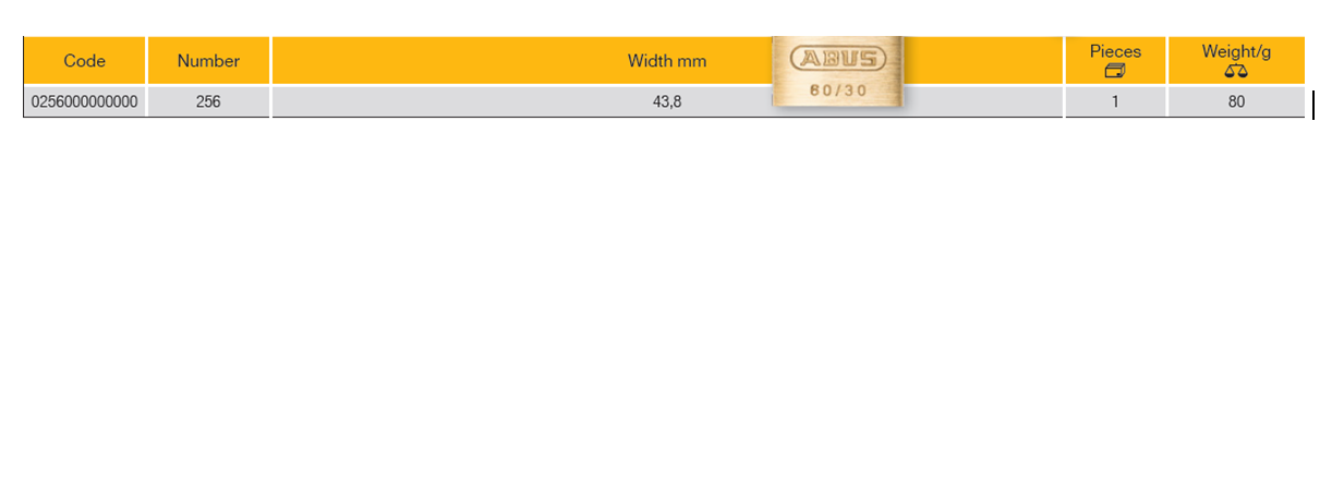 ELORA 256 Padlock For Cantilever Tool Box (ELORA Tools) - Premium Padlock from ELORA - Shop now at Yew Aik.