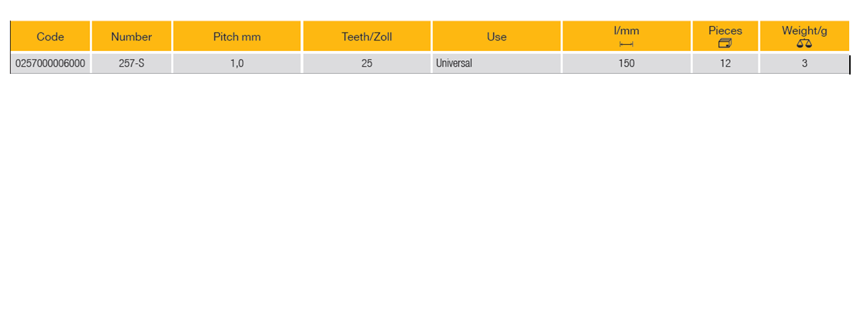ELORA 257-S Flexible Wire Saw Hacksaw Blade Universal - Premium Flexible Wire Saw Hacksaw Blade from ELORA - Shop now at Yew Aik.