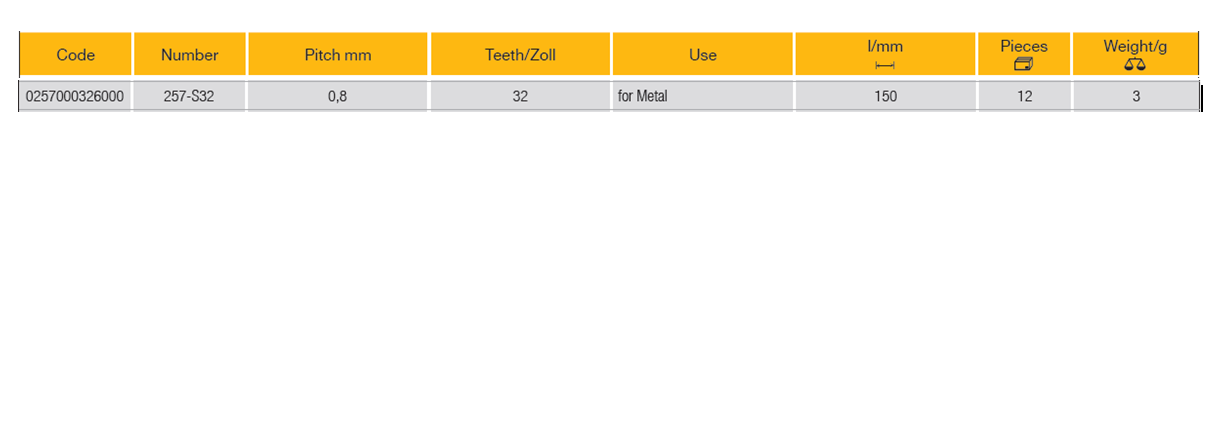 ELORA 257-S32 Flexible Wire Saw Hacksaw Blade For Metal - Premium Flexible Wire Saw Hacksaw Blade from ELORA - Shop now at Yew Aik.