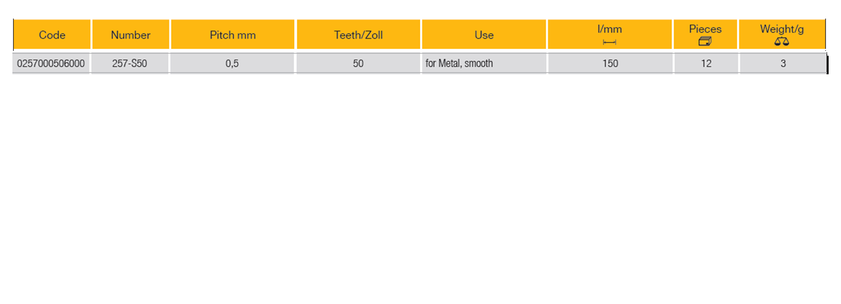 ELORA 257-S50 Flexible Wire Saw Hacksaw Blade For Metal, Smooth - Premium Flexible Wire Saw Hacksaw Blade from ELORA - Shop now at Yew Aik.