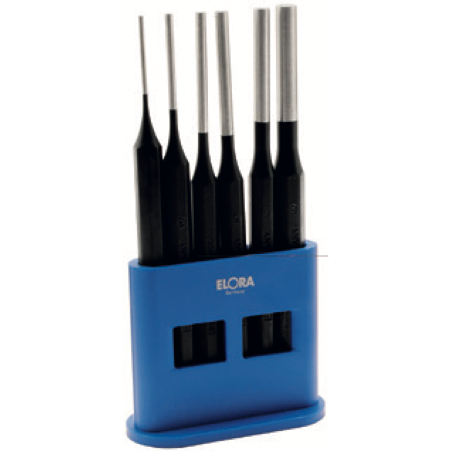 ELORA 271S Parallel Pin Punch Set In Wooden Holder (ELORA Tools) - Premium Pin Punch from ELORA - Shop now at Yew Aik.
