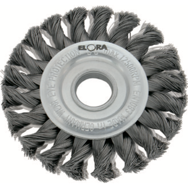 ELORA 2855 Knot Wire Wheel Brush (ELORA Tools) - Premium Wheel Brush from ELORA - Shop now at Yew Aik.