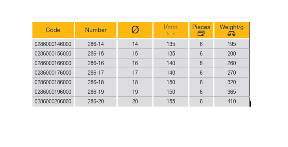 ELORA 286 Belt Punch Shaft Red (ELORA Tools) - Premium Belt Punch from ELORA - Shop now at Yew Aik.