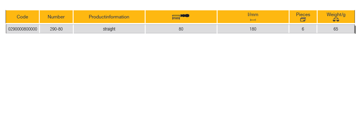 ELORA 290-80 Seal Flat Scraper Straight 80 mm (ELORA Tools) - Premium Flat Scraper from ELORA - Shop now at Yew Aik.