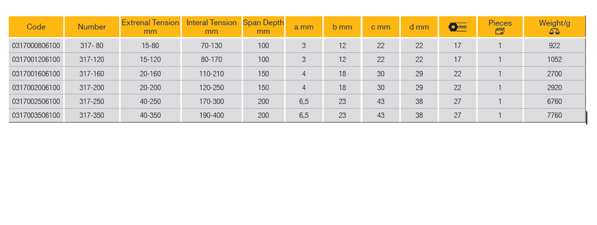 ELORA 317 Standard 2-Arm Puller (ELORA Tools) - Premium 2-Arm Puller from ELORA - Shop now at Yew Aik.