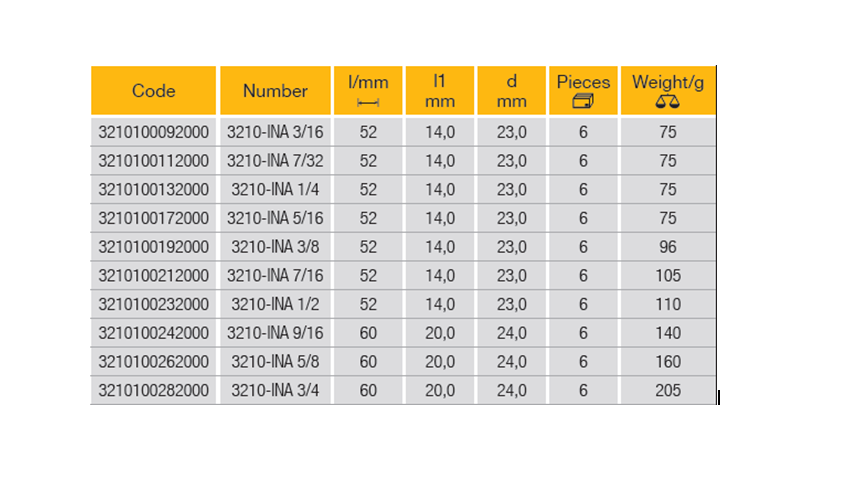 ELORA 3210-INA Screwdriver Socket 1/2" Inches (ELORA Tools) - Premium Screwdriver Socket from ELORA - Shop now at Yew Aik.