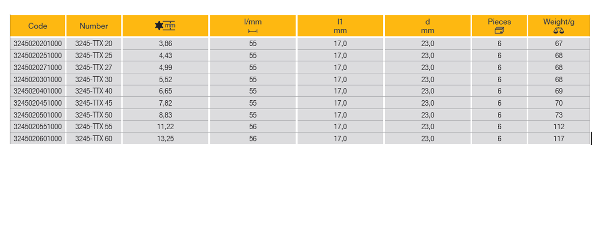 ELORA 3245-TTX Screwdriver Socket 1/2" (ELORA Tools) - Premium Screwdriver Socket from ELORA - Shop now at Yew Aik.