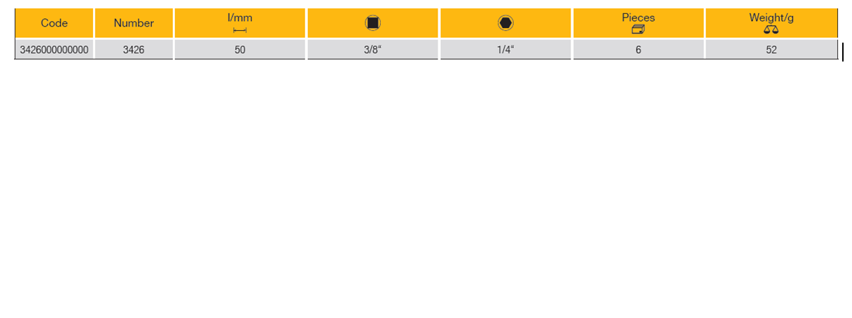 ELORA 3426 Impact Adaptor for Power Tools (ELORA Tools) - Premium Impact Adaptor from ELORA - Shop now at Yew Aik.