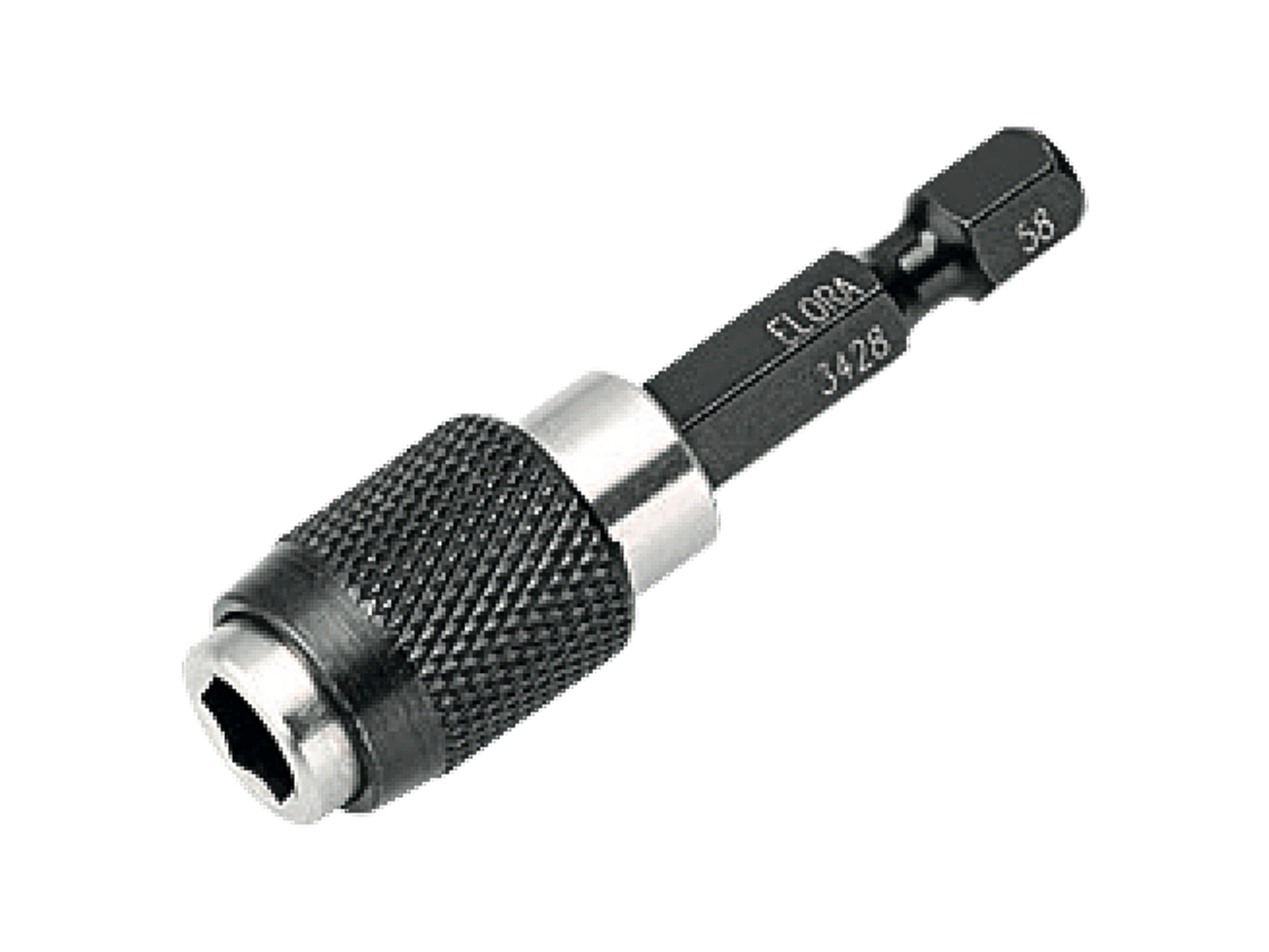 ELORA 3428 Bit holder 1/4" with Permanent Magnet (ELORA Tools) - Premium Bit Holder from ELORA - Shop now at Yew Aik.