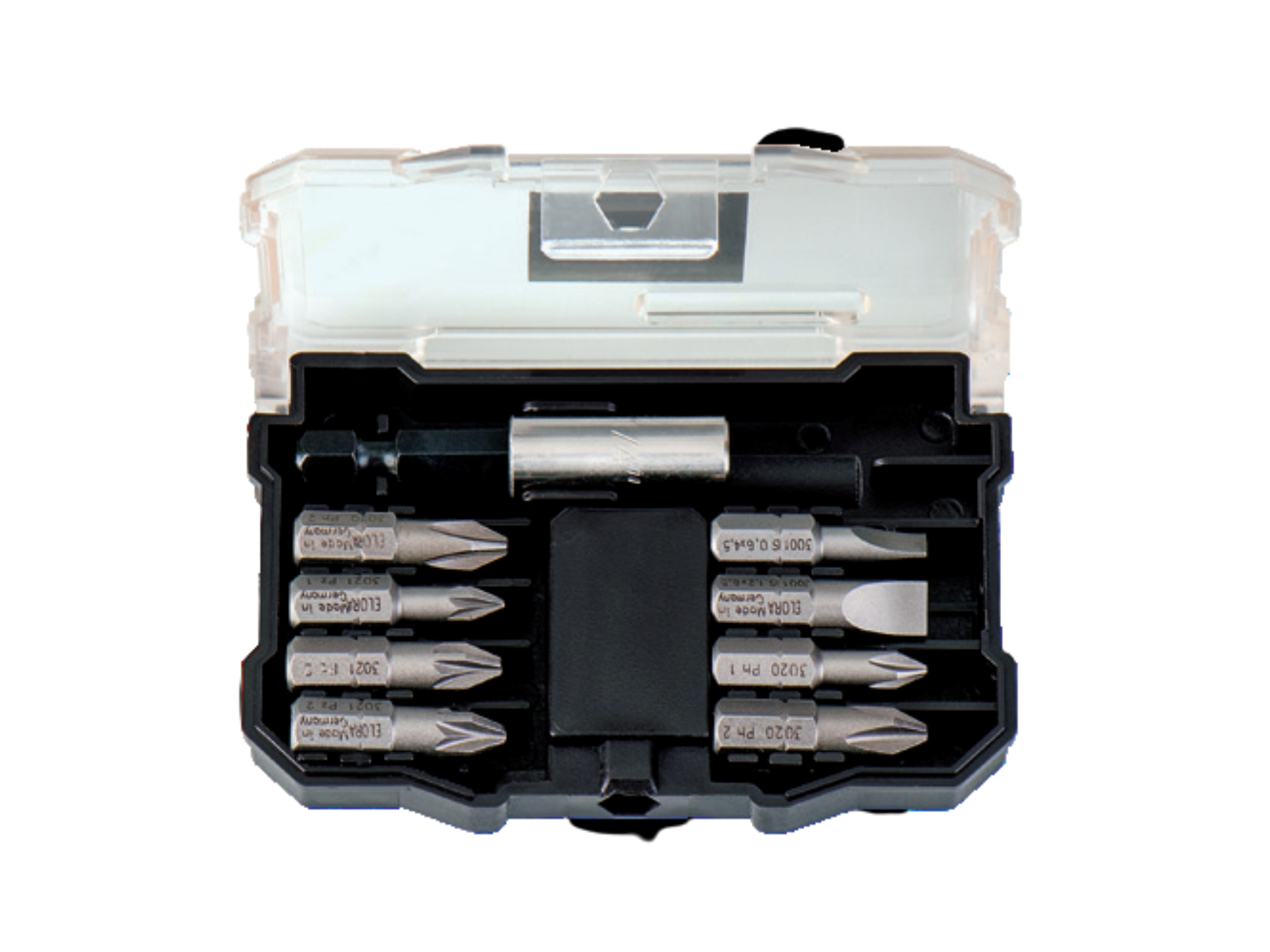 ELORA 3451-S9 Bit-Box 1/4" 9 pcs (ELORA Tools) - Premium Bit-Box from ELORA - Shop now at Yew Aik.