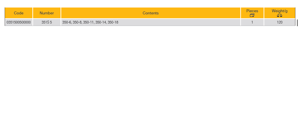 ELORA 351S 5 Screw Extractor Set (ELORA Tools) - Premium Screw Extractor from ELORA - Shop now at Yew Aik.