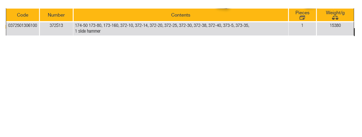 ELORA 372S13 Puller Set 13 pcs (ELORA Tools) - Premium Puller Set from ELORA - Shop now at Yew Aik.