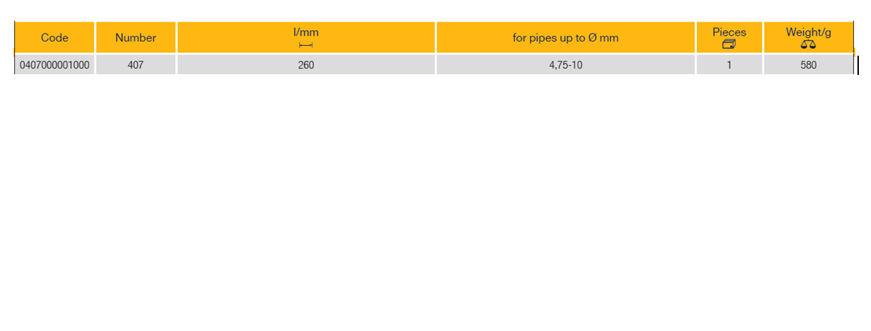 ELORA 407 Tube Bending Plier (ELORA Tools) - Premium Tube Bending Plier from ELORA - Shop now at Yew Aik.