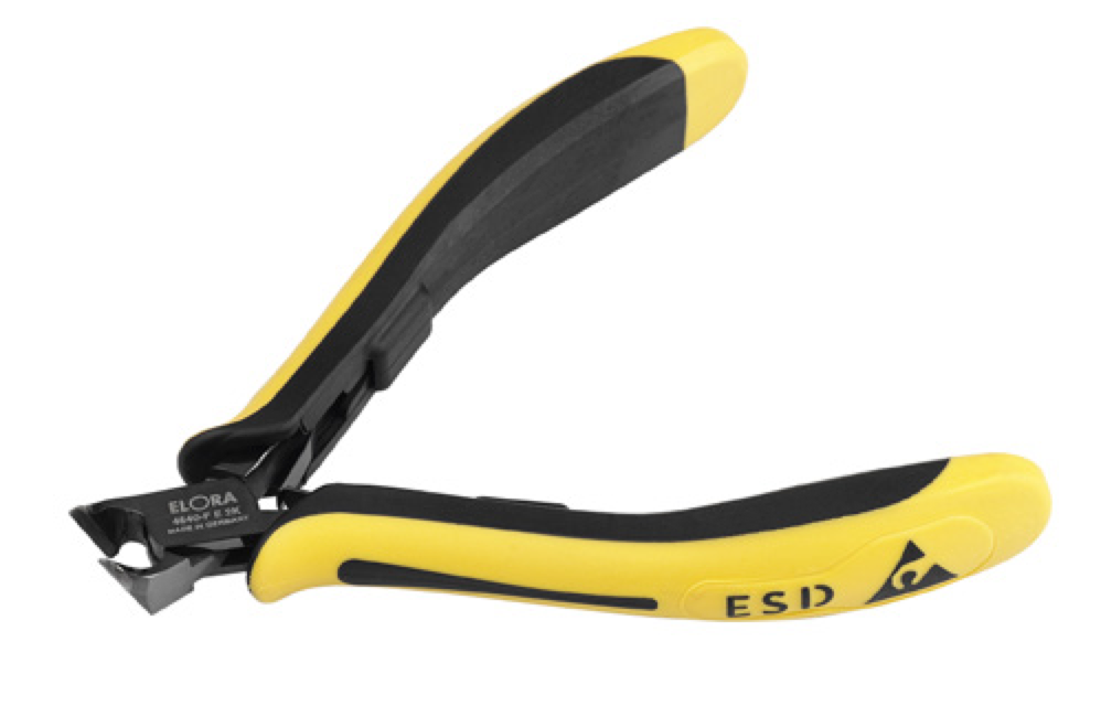 ELORA 4640 Electronic Tungsten Carbide Oblique Cutter ESD - Premium Oblique Cutter from ELORA - Shop now at Yew Aik.