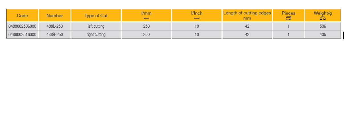 ELORA 488 Punch Tin Snip Cuts (ELORA Tools) - Premium Tin Snip from ELORA - Shop now at Yew Aik.