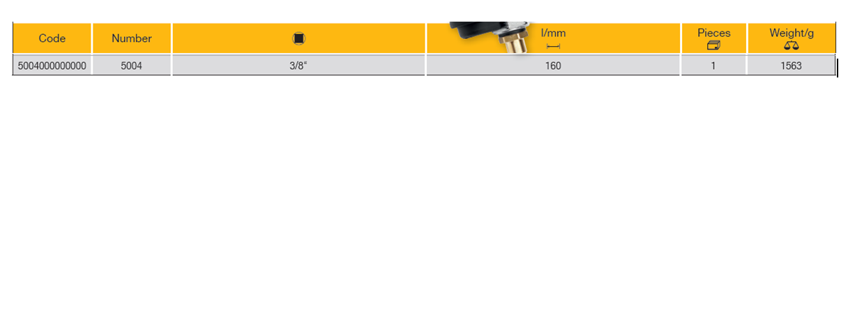 ELORA 5004 3/8" Pneumatic Impact Wrench Mini, 450Nm (ELORA Tools) - Premium Pneumatic Impact Wrench from ELORA - Shop now at Yew Aik.