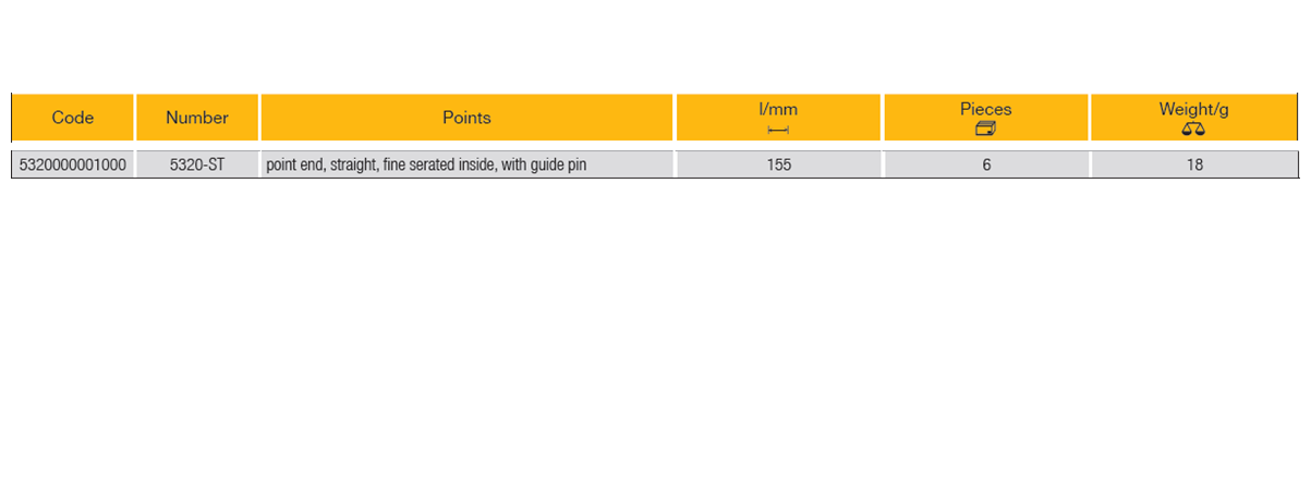 ELORA 5320-ST Universal Tweezer (ELORA Tools) - Premium Universal Tweezer from ELORA - Shop now at Yew Aik.