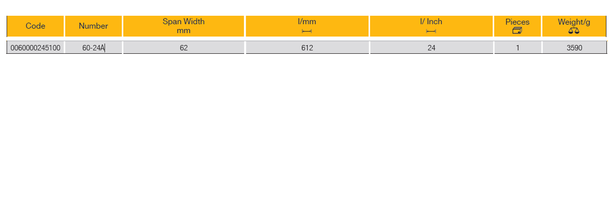 ELORA 60-24A Adjustable Wrench 62mm (ELORA Tools) - Premium Adjustable Wrench from ELORA - Shop now at Yew Aik.